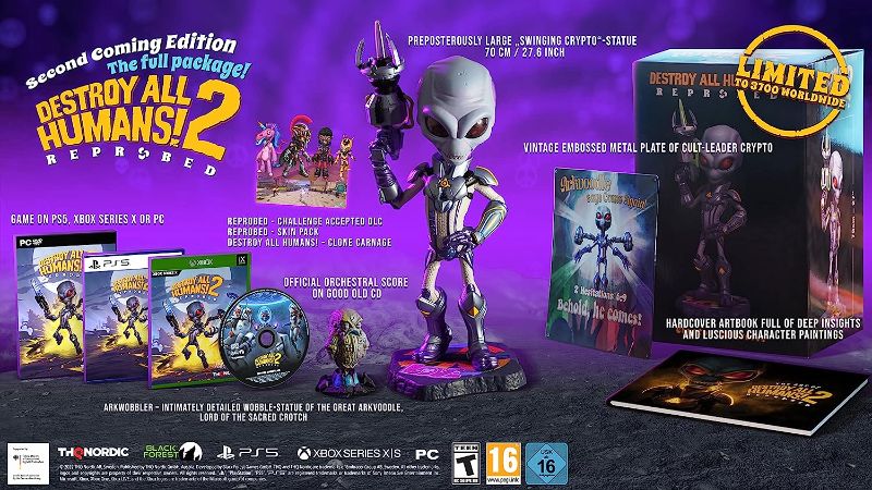 Photo 1 of Destroy All Humans 2! - Reprobed - 2nd Coming Edition - PlayStation 5
