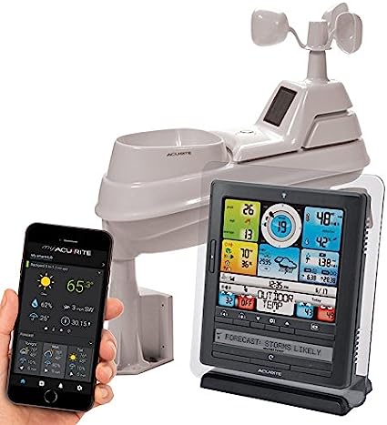 Photo 1 of **SEE NOTES**
AcuRite 01036M Wireless Weather Station with Programmable Alarms, Gray, Display Version 2
