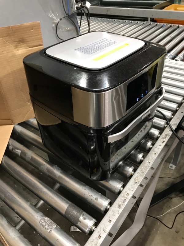 Photo 1 of GLUCK Air Fryer Oven,10-in-1 20 QT Airfryer Oven with Visible Cooking Window, Large Air Fryer Toaster Oven Combo with Recipes & 13 Accessories, ETL Certification (Dark Black)
