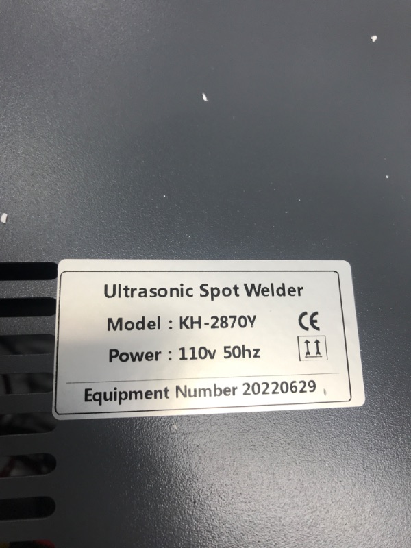 Photo 1 of Welding Machine 28KHz TBVECHI Handheld Ultrasonic Spot Welder Plastic Welding Machine Portable for ABS/PP/PE