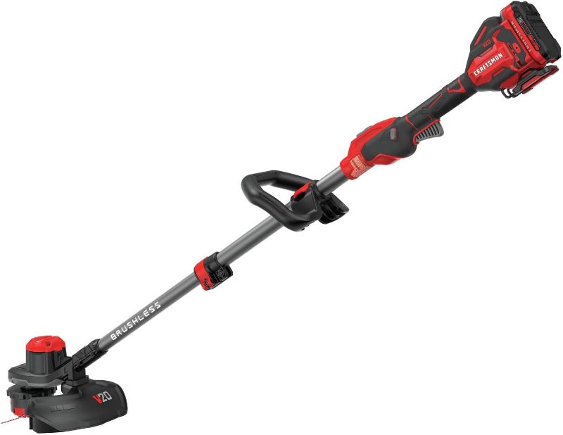 Photo 1 of CRAFTSMAN CMCST900D1 V20* Cordless WEEDWACKER® String Trimmer/Edger - Automatic Line Advance Feed with CMCHTS820D1 V20* 22" Cordless Hedge Trimmer w/ Hedge Trimmer