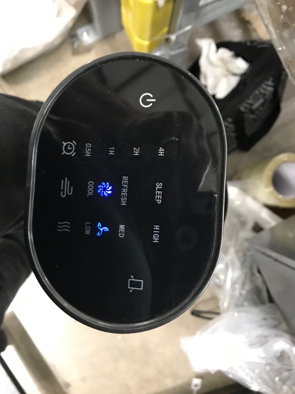 Photo 1 of Dreo Tower Fan 42 Inch, Cruiser Pro T1 Quiet Oscillating Bladeless Fan with Remote, 6 Speeds, 4 Modes, LED Display, 12H Timer, Black Floor Standing Fan Powerful for Indoor Home Bedroom Office Room
