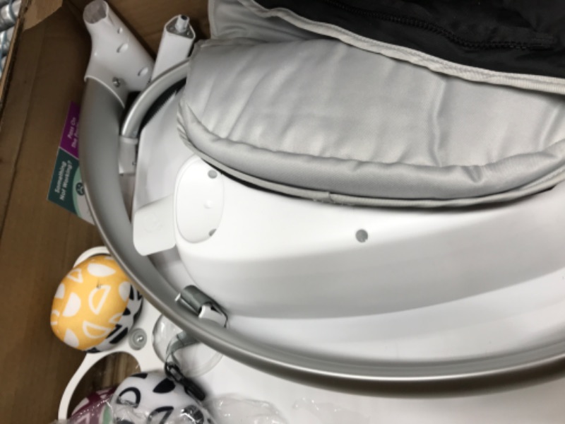 Photo 2 of 4moms MamaRoo Multi-Motion Baby Swing, Bluetooth Baby Swing with 5 Unique Motions, Grey