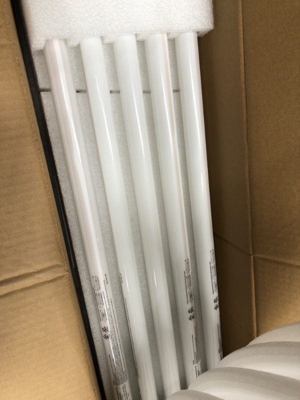 Photo 3 of 20 Pack 3CCT 4FT LED T8 Hybrid Type A+B Light Tube, 18W, 4000K/5000K/6500K Selectable, Plug & Play or Ballast Bypass, Single or Double End Powered, 2300lm, Frosted Cover, T8 T10 T12, 120-277V, UL, FCC