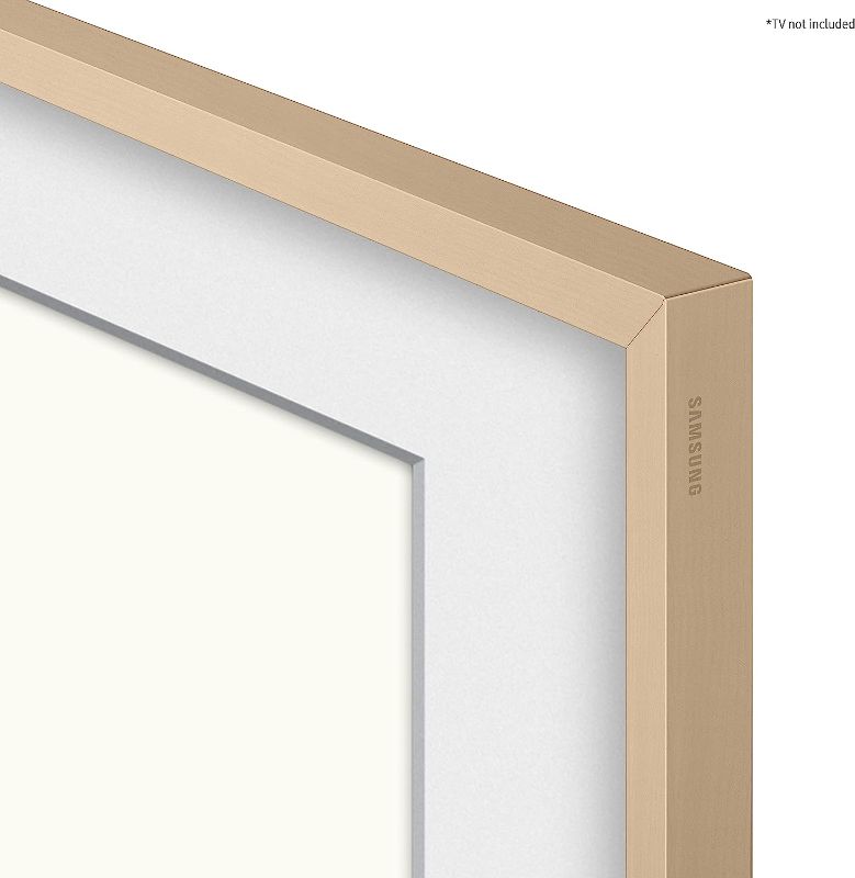Photo 1 of SAMSUNG 75” The Frame Customizable Bezel for TV, Magnetic Mount, Match Television to Room Décor, Interchangeable Designs and Colors, Modern Beige, VG-SCFA75BEBZA, 2021
