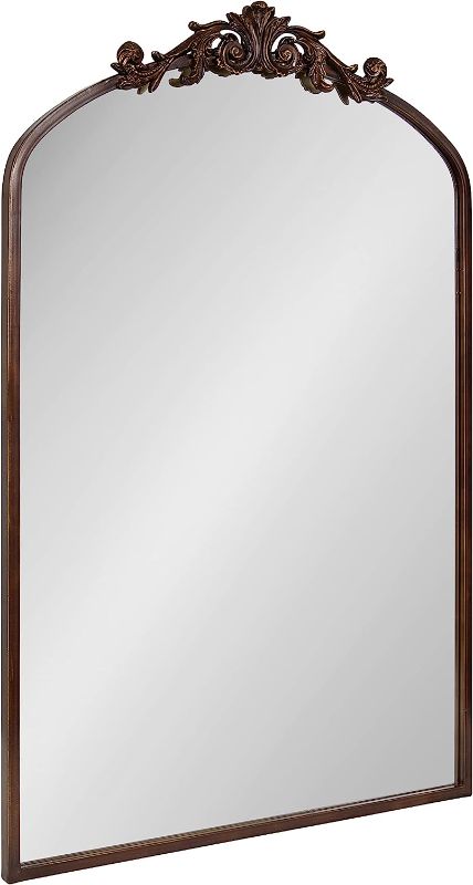 Photo 1 of *READ NOTES*Arendahl Ornate Traditional Arched Mirror, 24 x 36, Bronze(UNKNOWN BRAND)