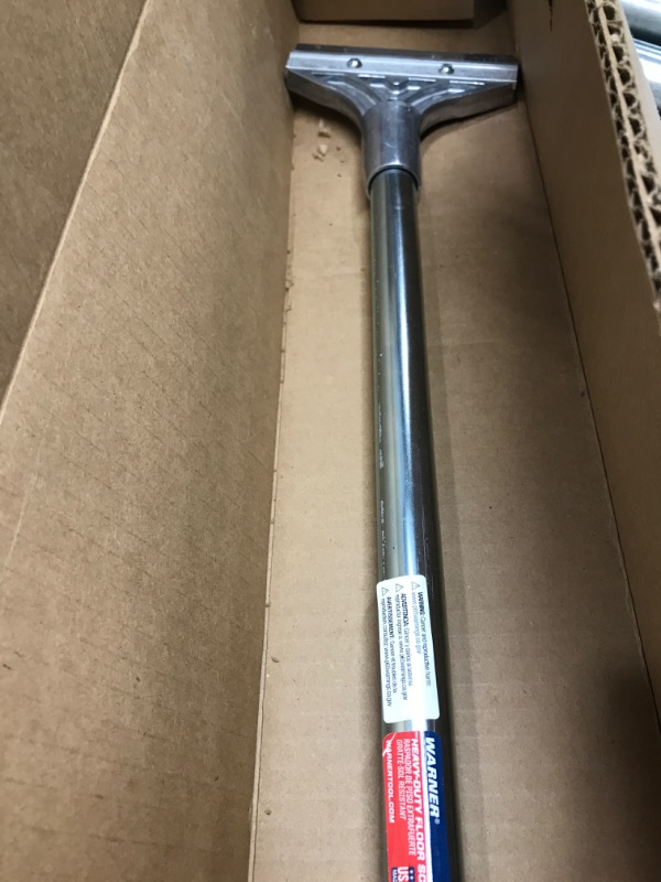 Photo 2 of Warner 5" Heavy Duty Floor Scraper, 48" Steel Handle, 591 5 Inch Floor Scraper