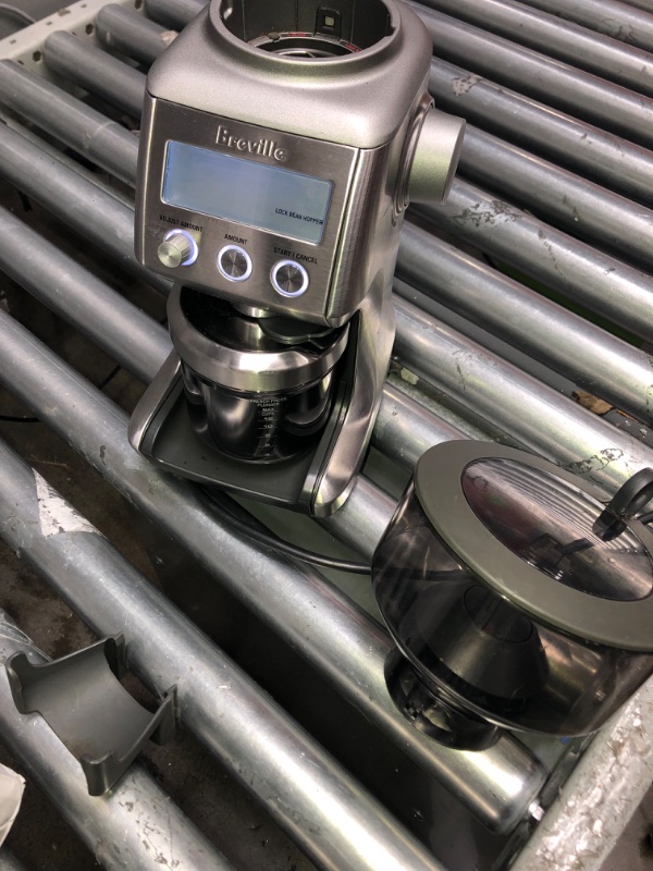 Photo 1 of *USED BUT STRILL POWERS ON**Breville Smart Grinder Pro Coffee Bean Grinder, Brushed Stainless Steel, BCG820BSS