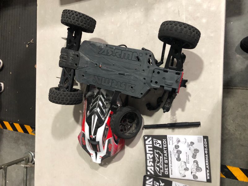 Photo 2 of ***DAMAGED - NONFUNCTIONAL - FOR PARTS - SEE NOTES***
ARRMA 1/8 Typhon 4X4 V3 3S BLX Brushless Buggy RC Truck