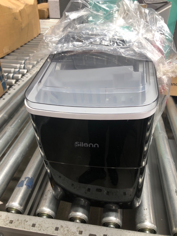 Photo 1 of **SEE NOTES**
Silonn Ice Maker Countertop, 9 Cubes Ready in 6 Mins, 26lbs in 24Hrs, Self-Cleaning Ice Machine with Ice Scoop and Basket, 2 Sizes