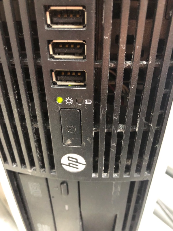 Photo 17 of parts only powers on but did not display 
HP EliteDesk 800 G1 SFF High Performance Business Desktop Computer, Intel Quad Core i5-4590 upto 3.7GHz, 16GB RAM, 1TB HDD, 256GB SSD (boot), DVD, WiFi, Windows 10 Professional (Renewed) HP Desktop