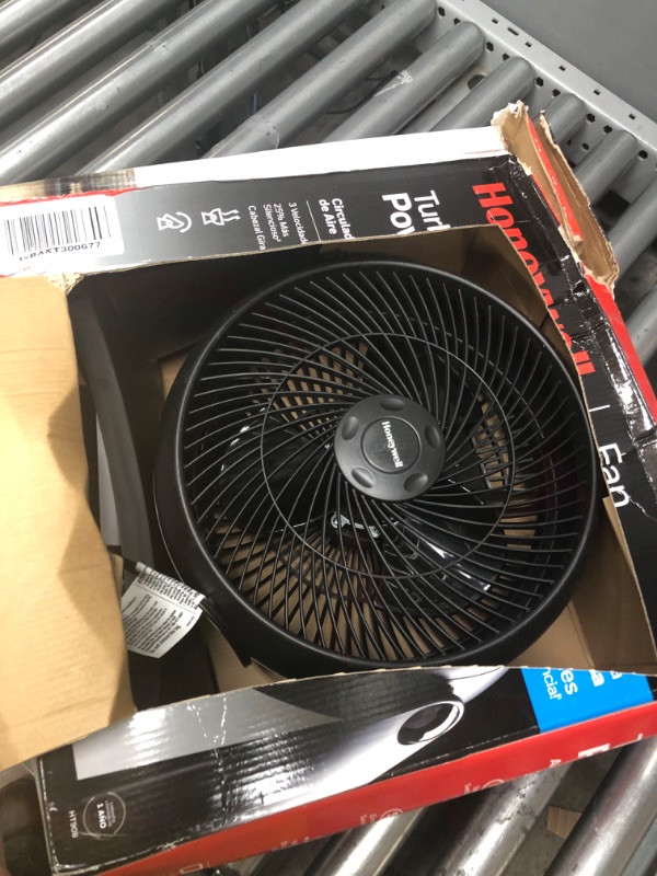Photo 1 of 12 in. 3 Speed Whole Room Circulator Floor Fan