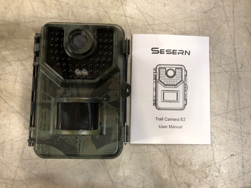 Photo 1 of  Sesern Trail Camera 1520p 20mp, Game Camera with Night Vision Motion Activated and Ip66 Waterproof , Hunting & Game Cameras with 2.4" LCD 120°Detecting Range 0.2s Trigger Time
