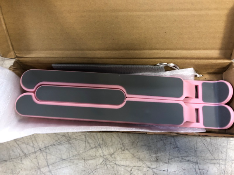 Photo 1 of LAP TOP STAND - PINK/GREY - 
SIZE- 10 -15.6 "