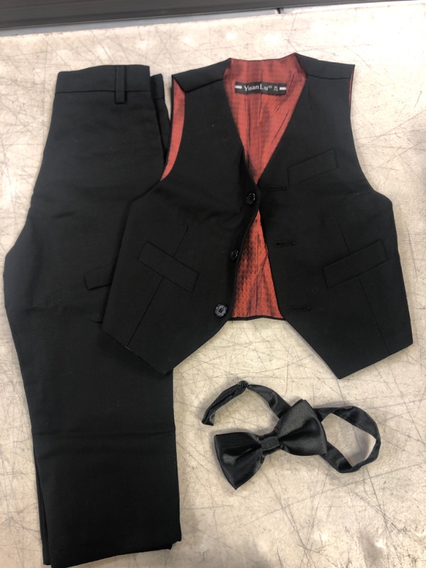 Photo 1 of YuanLu 3 Piece Boys' Formal Suit Vest Set with Bowtie and PANTS
SIZE- #2