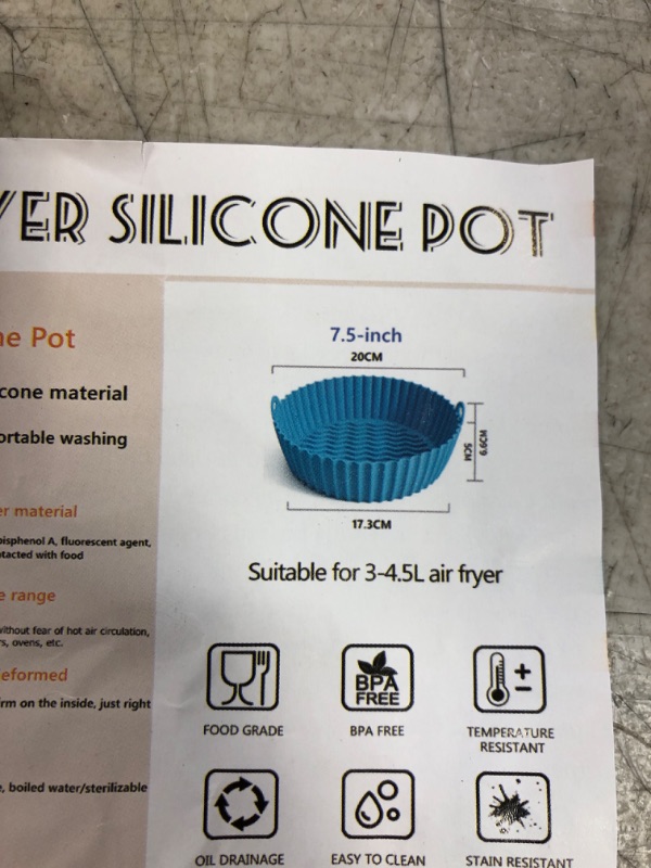 Photo 3 of AIR FRYER SILICONE POTS