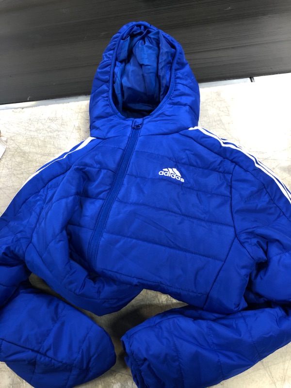 Photo 2 of adidas Boys' Classic Puffer Jacket Bold Blue
SIZE- M(10-12)