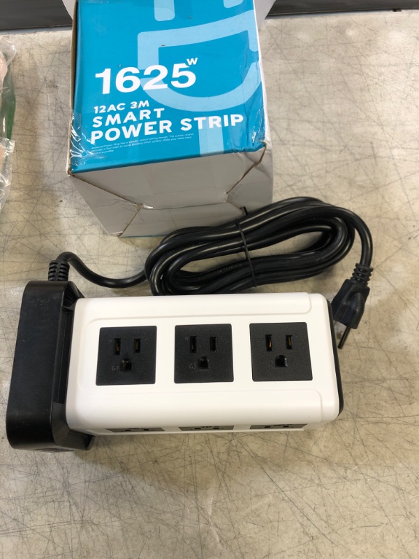 Photo 2 of Power Strip Tower Surge Protector, Outlet Surge Electric Tower 3250W 13A, 4 Smart USB Ports, 12 AC Outlets and 3M Power Cable, Charging Station for Phone, Tablet, Power Bank(Home/Office/Dormitory)