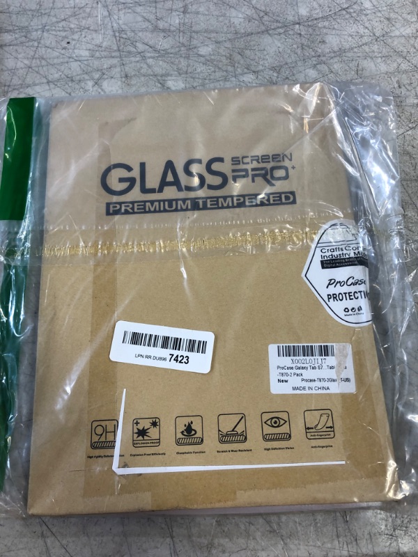 Photo 2 of 2 Pack ProCase Screen Protector for 11 Inch Galaxy Tab S8 2022 (SM-X700/X706) / Galaxy Tab S7 2020 (SM-T870/T875/T878), Tempered Glass Screen Film Guard
