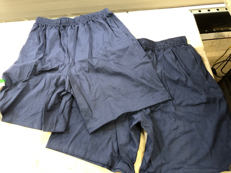 Photo 1 of 2 PIECE- SHORTS BLUE- 
SIZE- LARGE-