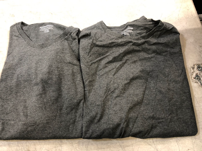 Photo 1 of 2 PIECE MENS SHIRT - DARK GREY 
SIZE- 2XL 