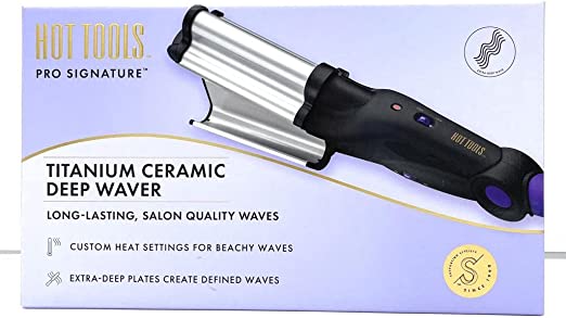 Photo 1 of hot Tools pro Signature Titanium Ceramic deep Waver