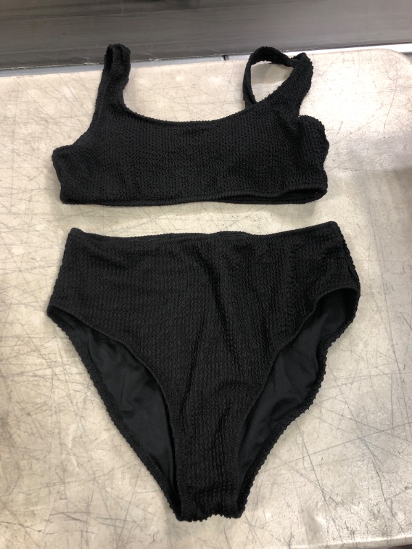 Photo 1 of 2 PIEC BIKINI SIZE- M
BLACK 