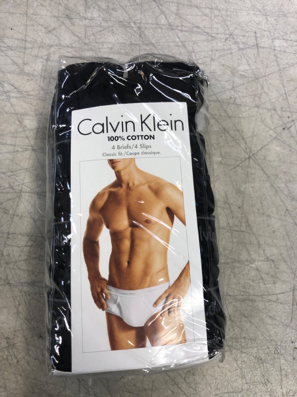 Photo 2 of Calvin Klein Men's Cotton Multipack Briefs Large Black (4 Pack)