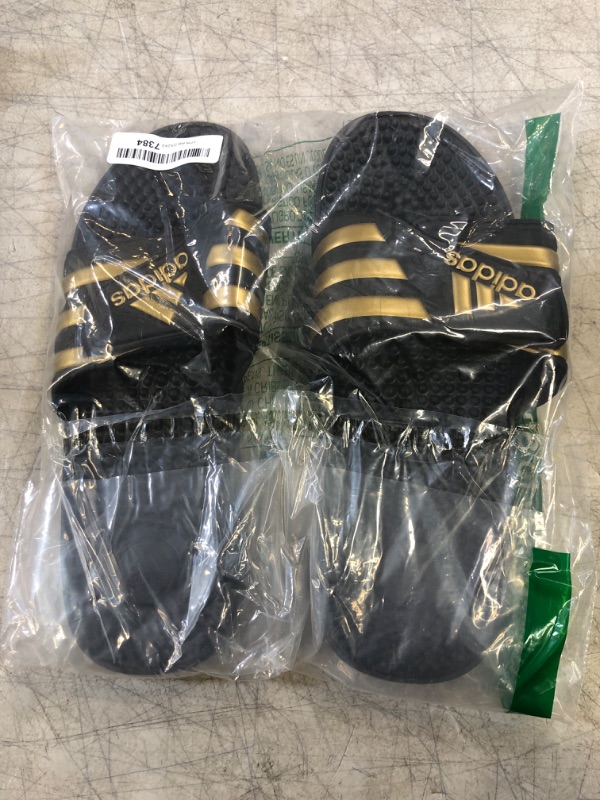 Photo 1 of ADDIDAS SLIDES- BLACK/GOLD
SIZE-11