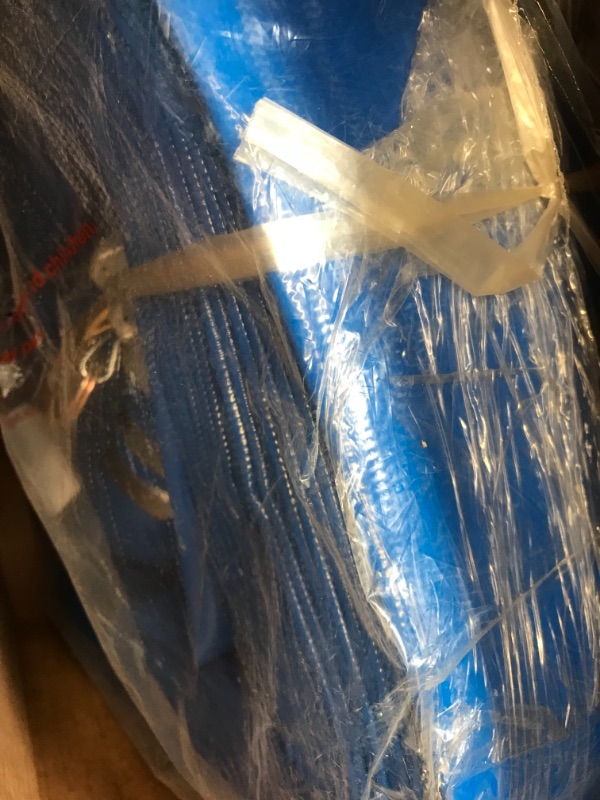 Photo 2 of 3" x 50' Blue PVC Backwash Hose for Swimming Pools, Heavy Duty Discharge Hose Reinforced Pool Drain Hose with Aluminum Camlock C and E Fittings PVC-Aluminum 3 in x 50 ft