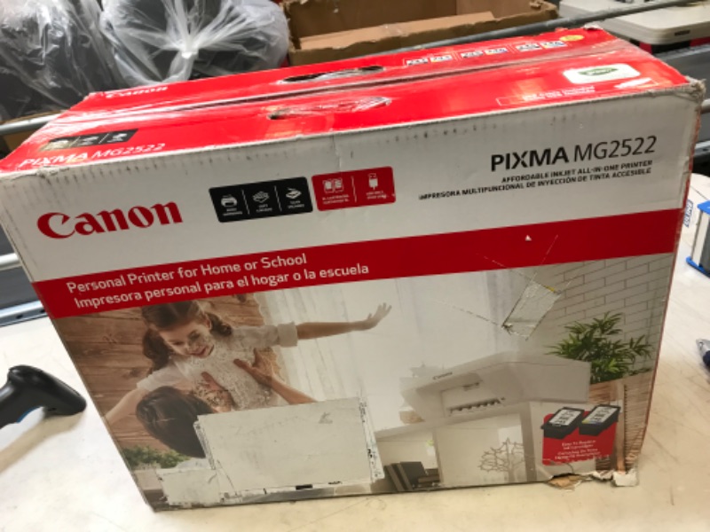 Photo 3 of Canon PIXMA MG2522 Wired All-in-One Color Inkjet Printer with USB Cable
