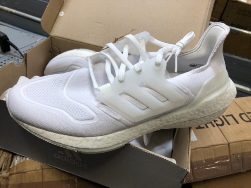 Photo 2 of adidas Men's Ultraboost 22 Running Shoe 10.5 White/White/Black