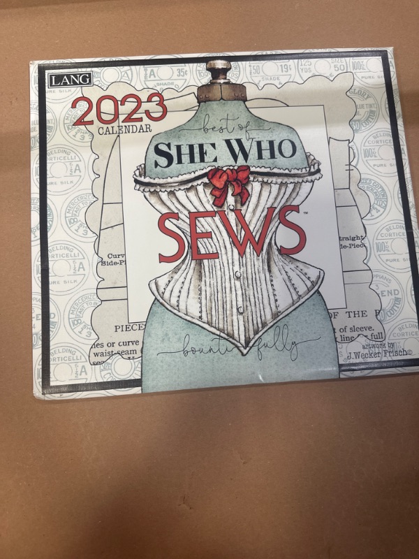 Photo 2 of LANG SHE WHO SEWS 2023 WALL CALENDAR