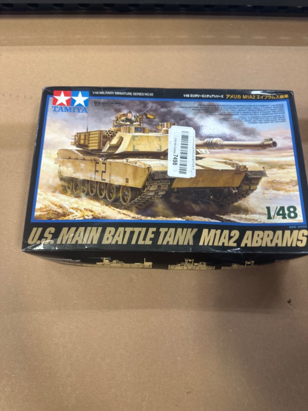 Photo 2 of Tamiya 32592 1/48 M1A2 Abrams Plastic Model Kit