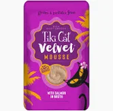 Photo 1 of 5Pack  Tiki Cat Velvet Mousse Salmon in Broth 2.8oz----exp date 08-2024