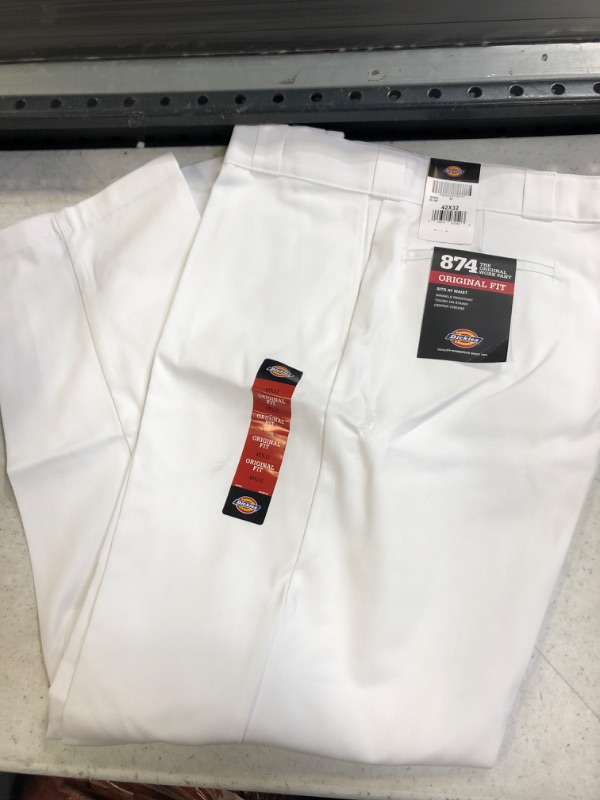 Photo 2 of Dickies Men's Original 874 ® Work Pants - White Size 42X32