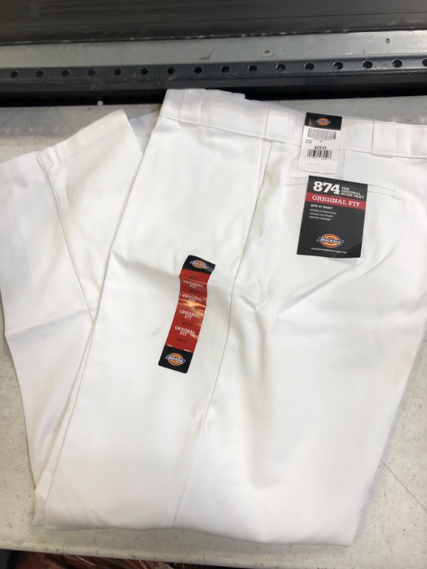 Photo 1 of Dickies Men's Original 874 ® Work Pants - White Size 42X32