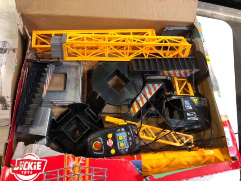 Photo 2 of DICKIE TOYS Mighty Construction Crane with Remote Control, 48" inches and 350 degree rotation Trolley, for Ages 3 and up