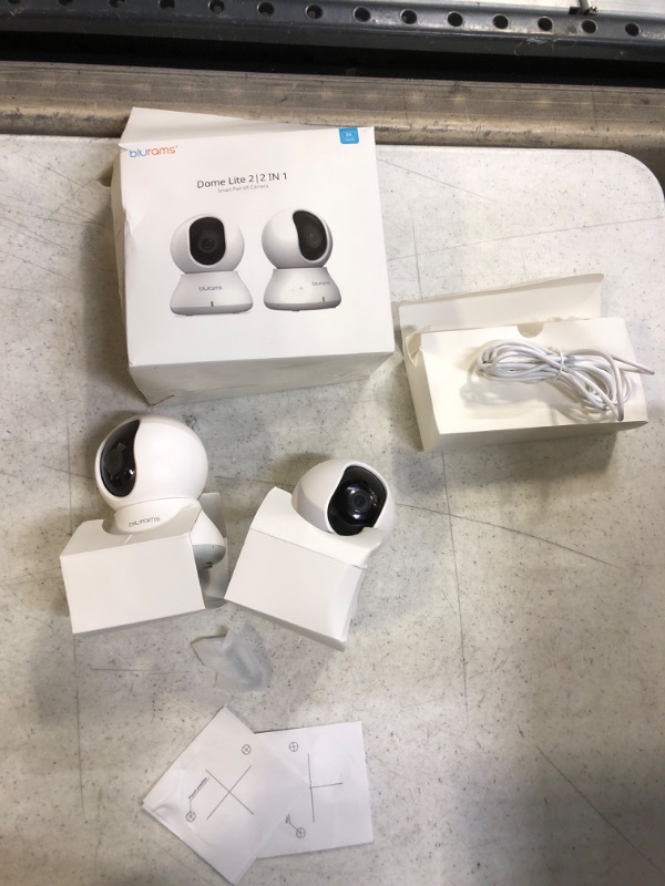 Photo 2 of Cameras for Home Security | blurams Indoor Camera w/Motion Detection, Two-Way Audio, Night Vision, Instant Alerts | Compatible with Alexa and Google, Cloud and Local Storage Available White-1080P