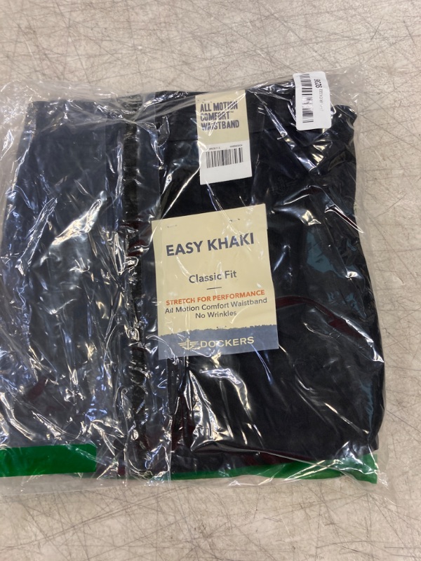 Photo 2 of Dockers Men's Classic Fit Easy Khaki Pants (Regular and Big & Tall) Regular 36W x 32L Black