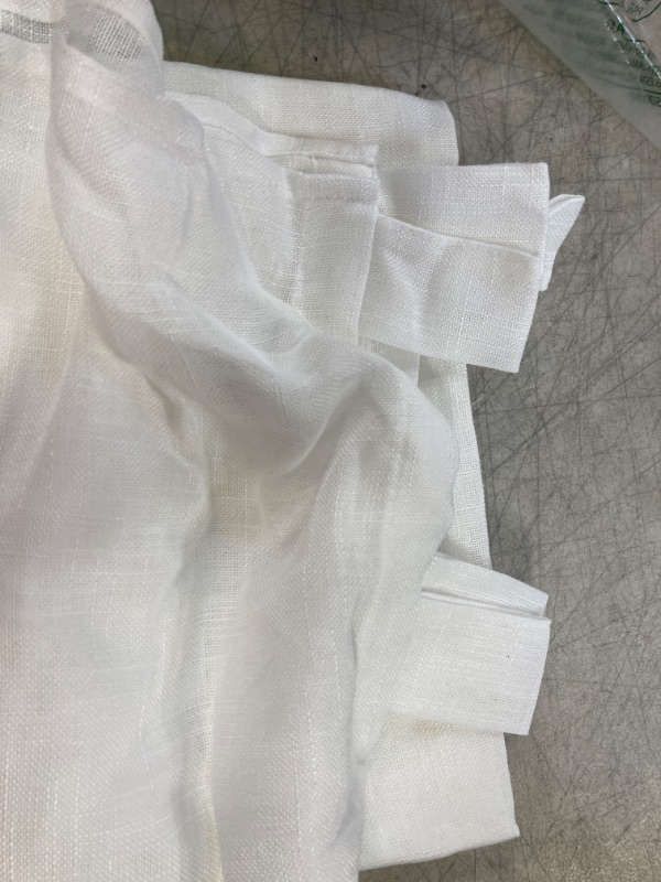 Photo 1 of 2 PC SET CURTAIN-WHITE- LARGE/LONG