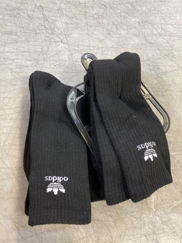 Photo 1 of 5 PACK ADDIDAS- LONG SOCKS- BLACK 