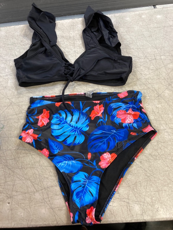 Photo 1 of 2 PIECE WOMENS BATHING SUIT- 
SIZE- SMALL