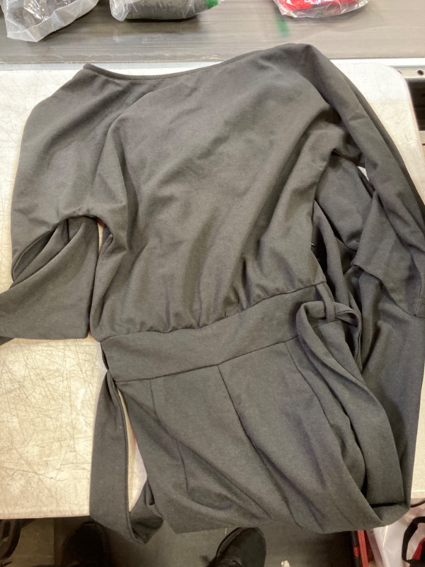 Photo 1 of BLACK JUMPSUIT PANTS- HIGH NECK - SIZE SMALL-