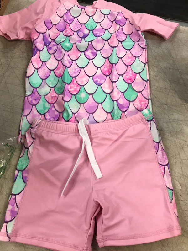 Photo 1 of Girls 2 Pc Swim Set - Pink - Sz 8ANS