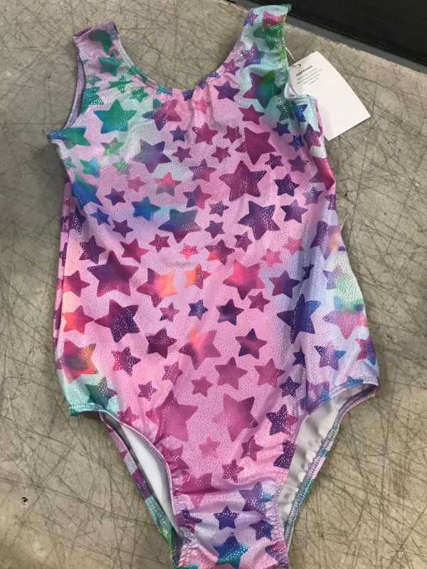 Photo 1 of Girls Swimsuit One Pc - Sz 6/7 - Pink Stars