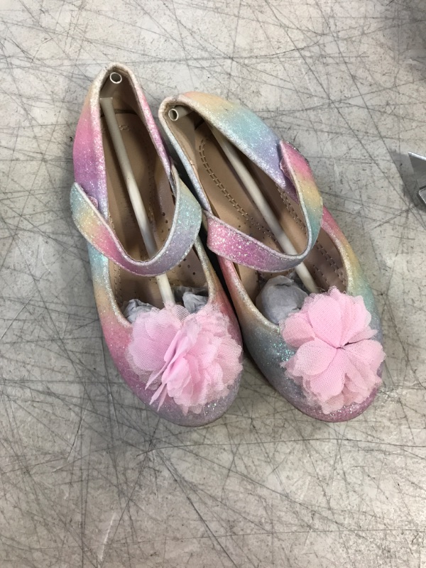 Photo 1 of Girls Slip On Flower Sandals - Sz 9