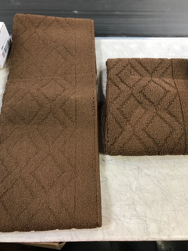 Photo 1 of 2pack Rugs - Brown - One Runner Rug 48"x 20" / One Door Mat 28" x 20"