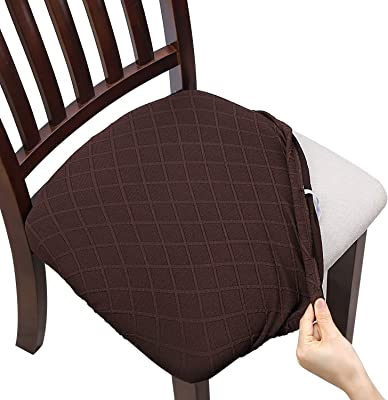 Photo 1 of 4pc Dining Chair Covers - Brown