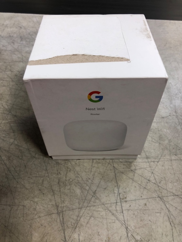 Photo 2 of Google Nest Wifi -  AC2200 - Mesh WiFi System -  Wifi Router - 2200 Sq Ft Coverage - 1 pack Router Only One Pack